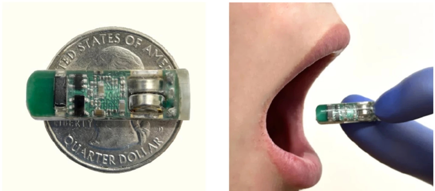 PillTrek достаточно мал, чтобы его можно было проглотить, как обычную капсулу.