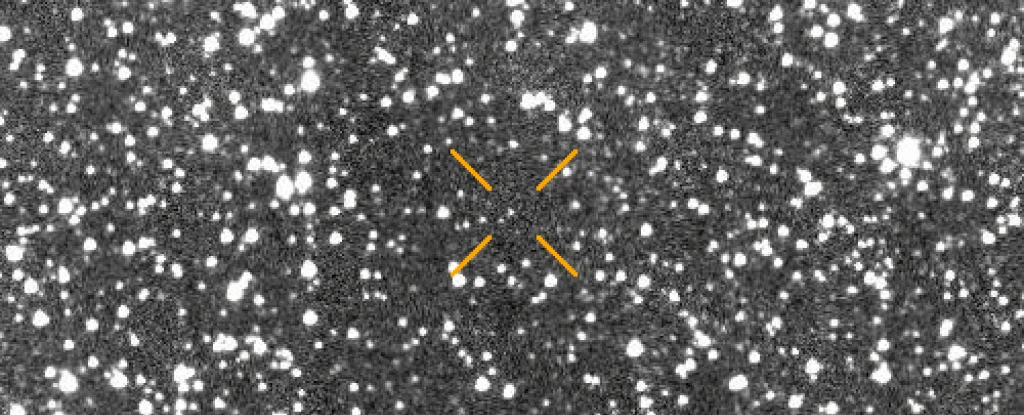 На этой анимации показаны наблюдения за кометой 3I/ATLAS, когда она была открыта 1 июля 2025 года.