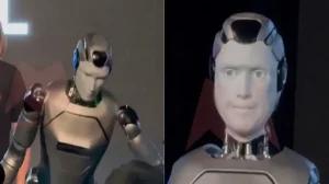 В России представили не очень удачно антропоморфного робота с автономным ИИ