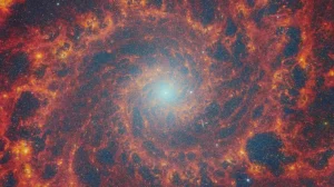 Свежее изображение Галактики-призрака, полученное JWST, проливает свет на звездообразование