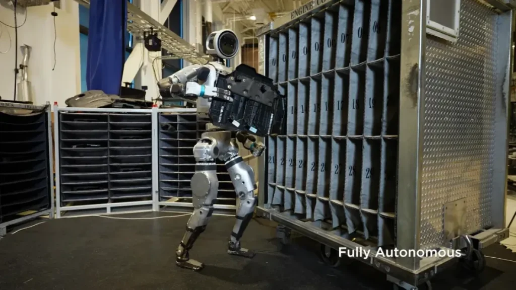Человекоподобного робота Atlas смогли настроить для автономной работе на складе