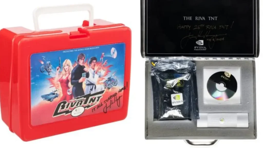 Прототип видеокарты Nvidia Riva TNT с автографом Дженсена Хуанга уйдёт с молотка