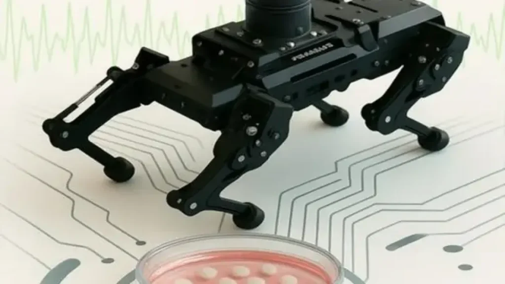 Выращенный в пробирке мозг смог управлять робособакой