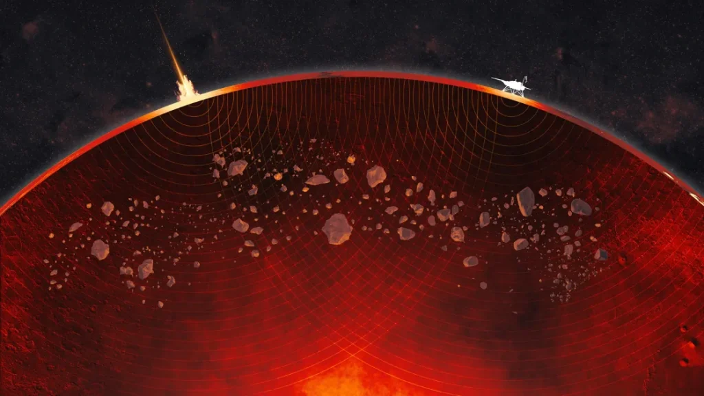 Марс раскрыл древнюю тайну: сейсмические данные обнаружили следы гигантских столкновений 4.5 млрд лет назад