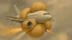 Инженеры представили систему подушек безопасности для самолётов на случай неизбежной катастрофы