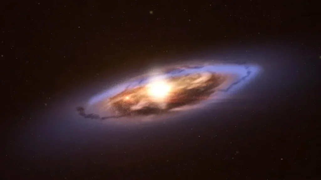 Ледяные островки в галактическом вулкане: ученые нашли сюрприз в сердце Млечного Пути