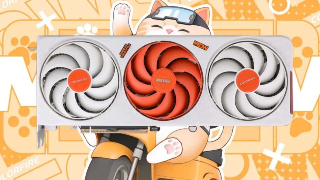 Colorfire выпустила RTX 5060 Ti в фирменном дизайне Meow