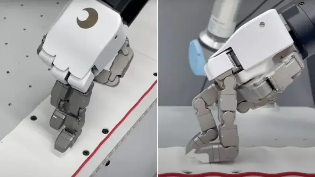 Робот-рука из Южной Кореи станцевала легендарную лунную походку