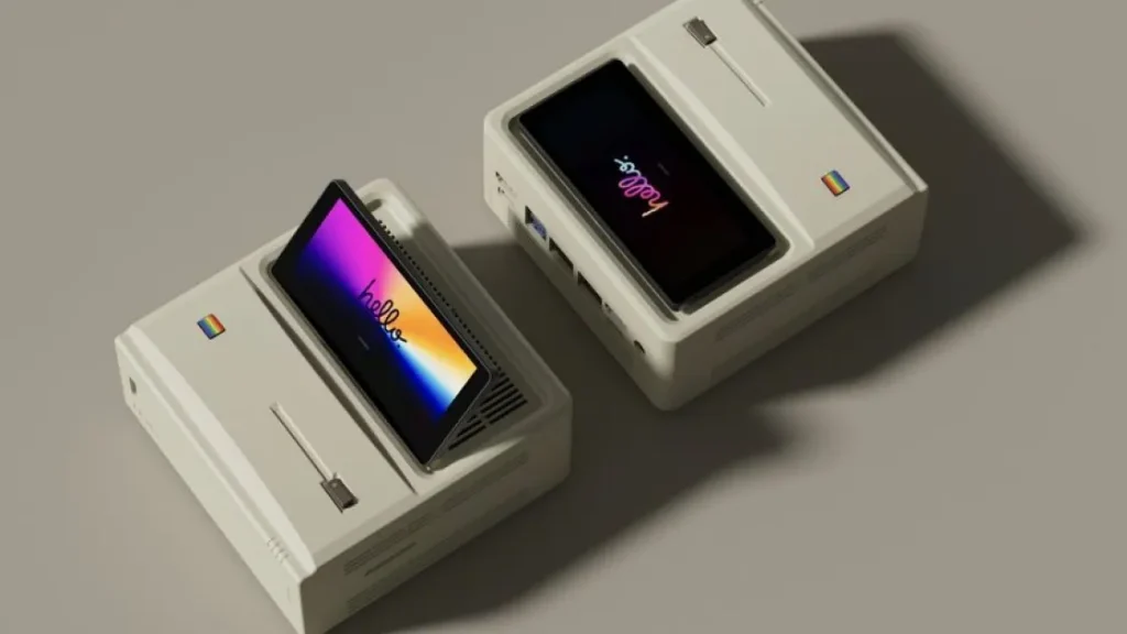 Мини-ПК с ретро-душой: AyaNeo AM01S Retro получил экран и мощный процессор