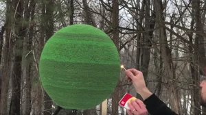Эксперимент со спичечным шаром