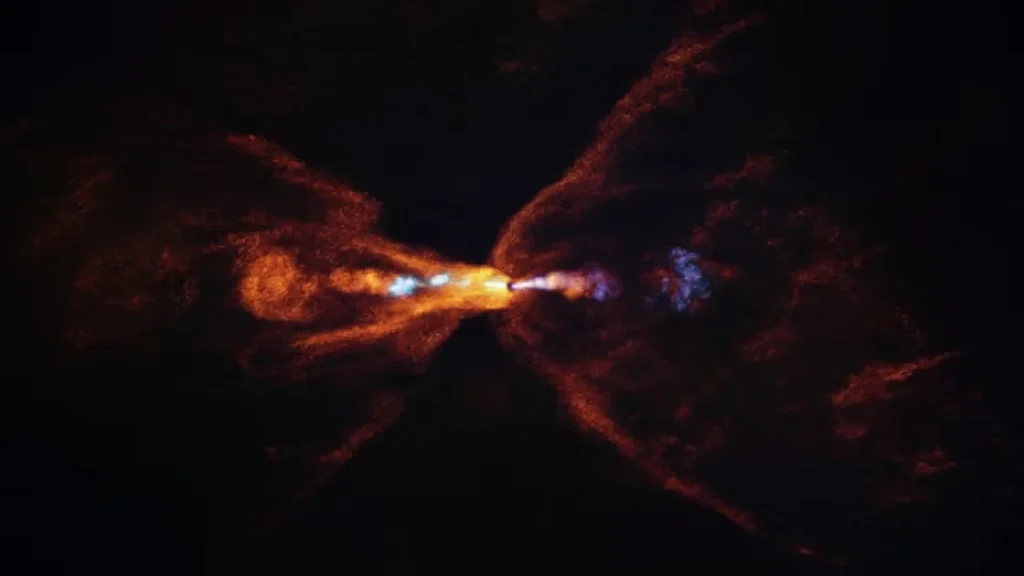 Телескоп JWST запечатлел момент рождения планетной системы