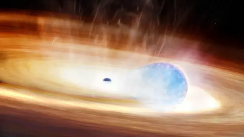 ИИ обнаружил космический феномен: черная дыра разорвала звезду на глазах у астрономов