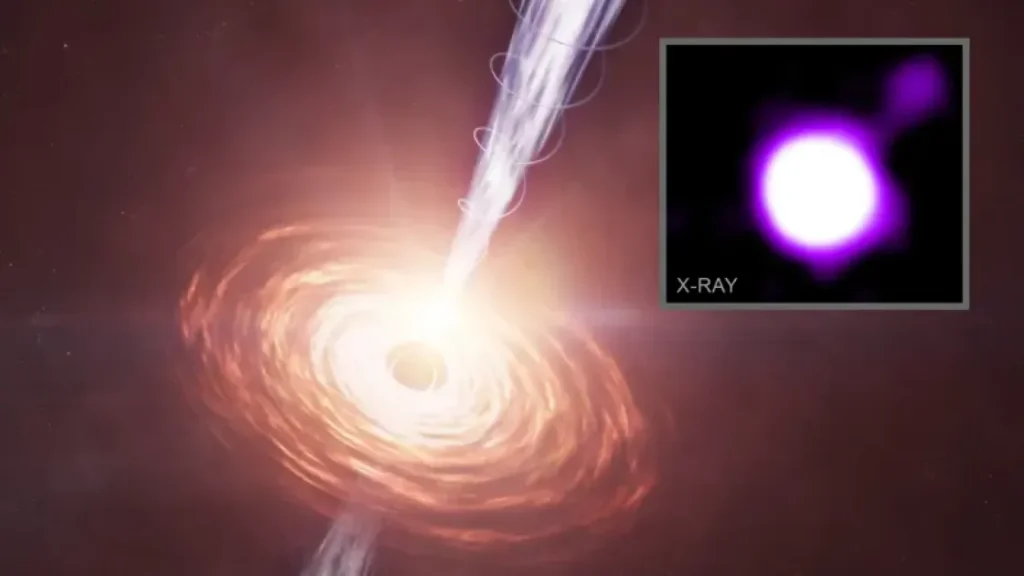 NASA научилось точно измерять джеты чёрных дыр при помощи Большого взрыва