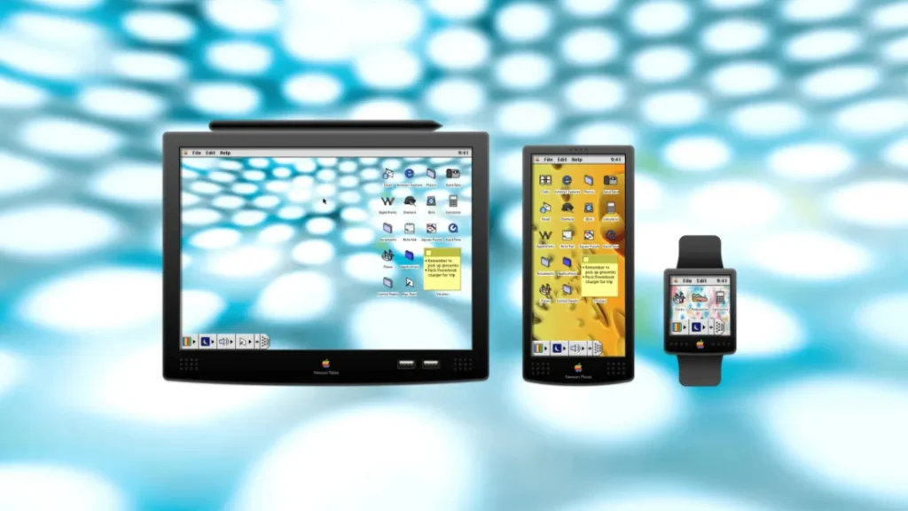 Как бы выглядели iPhone, iPad и Apple Watch, если бы они вышли 30 лет назад?