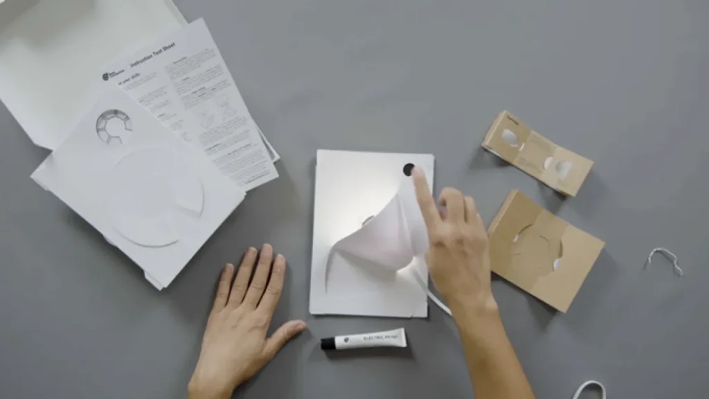 Как сделать сенсорный светильник из листа бумаги