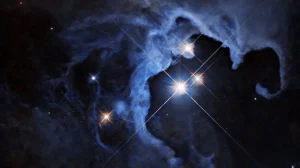 Хаббл запечатлел рождение звезды, похожей на Солнце