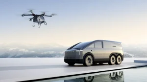 Представлен первый в мире «комплект» из минивэна и электрического вертолета