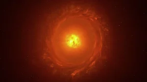 JWST сфотографировал покрытую пылью звезду перед тем, как она превратилась в сверхновую