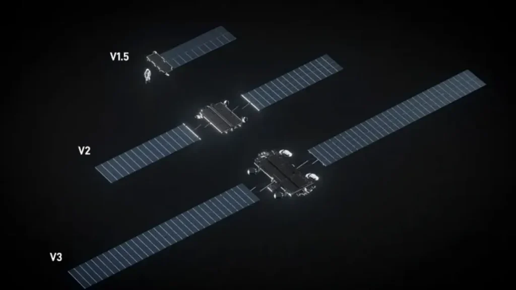 SpaceX представила спутники Starlink V3 с гигабитной скоростью