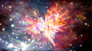 Столкновение новых привело к звездному фейерверку