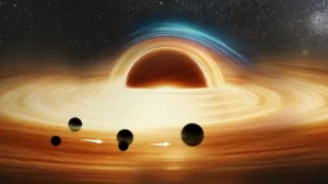 Тройной гравитационный вальс: астрономы впервые намекнули на обнаружение системы из трех черных дыр