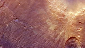 Удивительная природа Марса — глубокие разломы и долины на высококачественном снимке