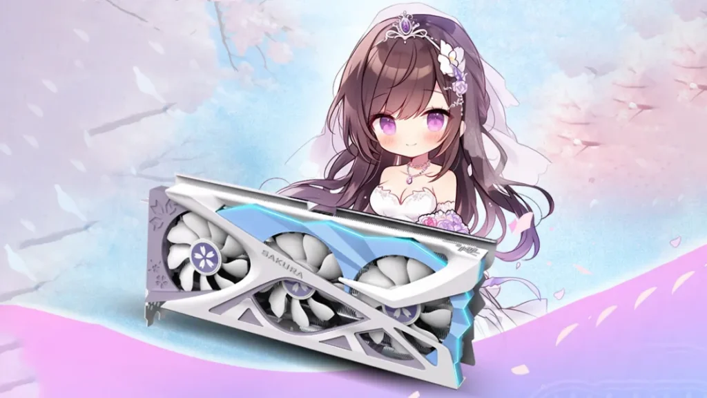 Yeston выпускает видеокарту GeForce RTX 4060 Ti с нежной цветовой схемой вдохновленной аниме