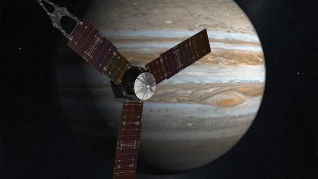 Зонд Juno пролетит над гигантским штормом Юпитера 10 июля