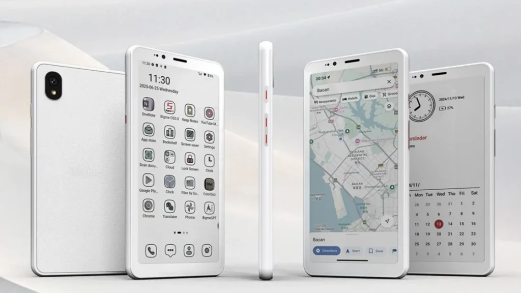 Bigme выпустила бюджетные смартфоны с E Ink экранами для защиты глаз