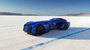 Первый взгляд на футуристичный электромобиль Renault Filante Record 2025